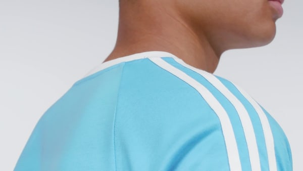 Μπλε Adicolor Classics 3-Stripes Tee