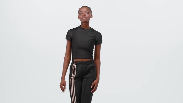 Black 3-Stripes Cali Tee