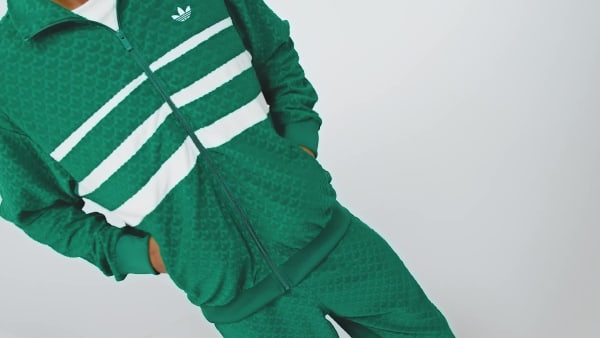 Yesil Monogram Fermuarlı Üst