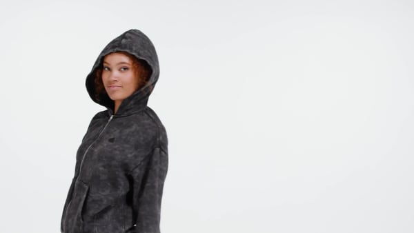 adidas ALL SZN Fleece Full-Zip Hoodie - Black, Women's Training