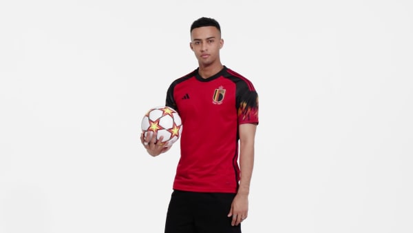 Rouge Maillot Domicile Belgique 22
