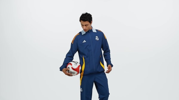 Μπλε Real Madrid Tiro 24 Competition Presentation Jacket