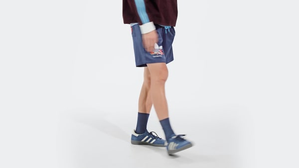 Niebieski Szorty adidas Originals Q2 Sprinter