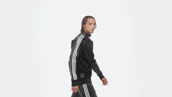 adidas × ジェレミー・スコット フェイクレザー メッシュ