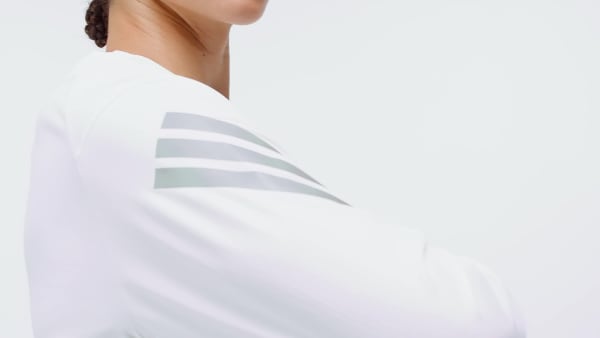 Blanco Remera adi365 CLIMACOOL Manga Larga