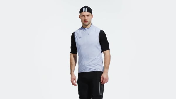adidas THE WIND.RDY CYCLING GILET Blue adidas Australia