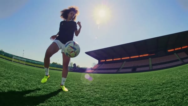 Amarelo Botas de Futebol Copa Sense+ – Piso firme