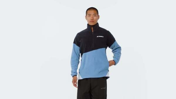 Bleu Anorak molleton Terrex Multi Climawarm