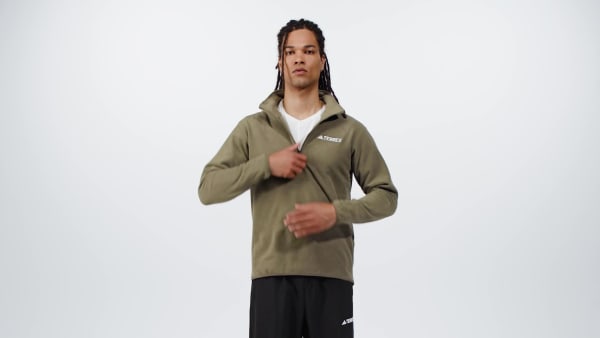 Verde Chaqueta Multi Essentials 1/2 Zip Felpa