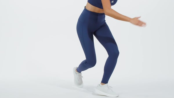 Blauw Own the Run Lange Legging