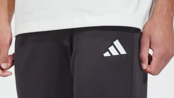 Black Sereno AEROREADY Cut 3-Stripes Regular Slim Tapered Pants