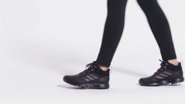 Svart S2G Mid-Cut Golfsko