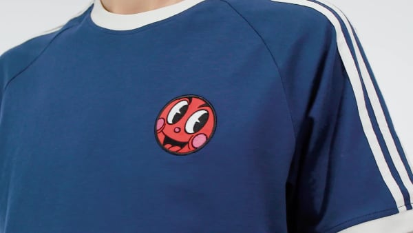 สีน้ำเงิน เสื้อยืด adidas Originals