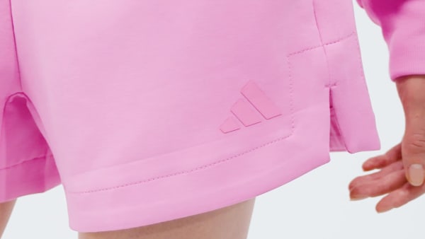 Pink Soft Lux Loose Shorts
