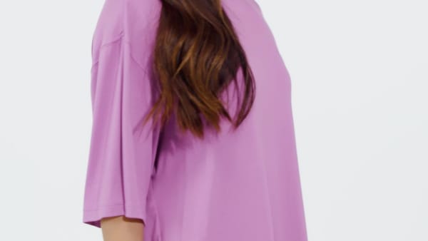 สีม่วง เสื้อยืด Trefoil