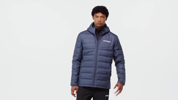 Bleu Doudoune à capuche légère Terrex Multi CLIMAWARM