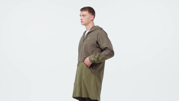 groen Terrex Multi 2 Layer CLIMAPROOF Parka Regenjack