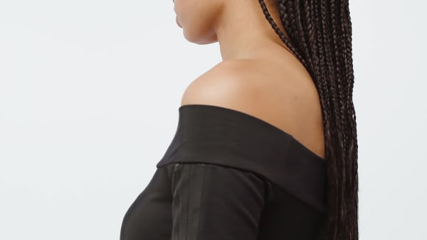 Zwart Adicolor Bandeau T-shirt