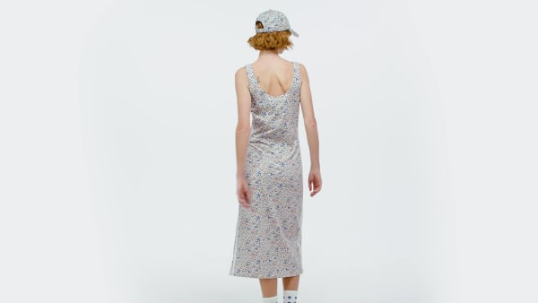 adidas Originals x Liberty London Bodycon 3-Stripes Maxi Dress