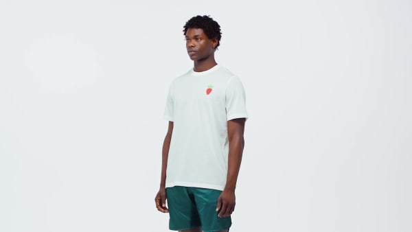 Hvid Tennis Graphic T-shirt