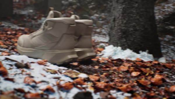 Beige Terrex Winter Leather Mid Cut Rain.Rdy Cold.Rdy Støvler