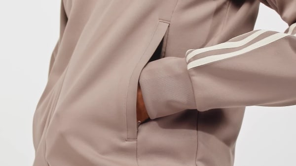 hnědá Sportovní bunda Adicolor Classics SST