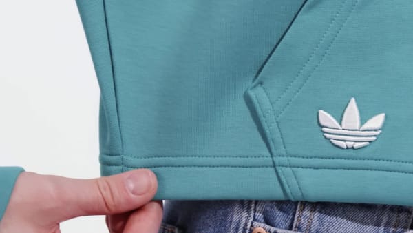 Turquesa Polera con Capucha Adicolor Neuclassics