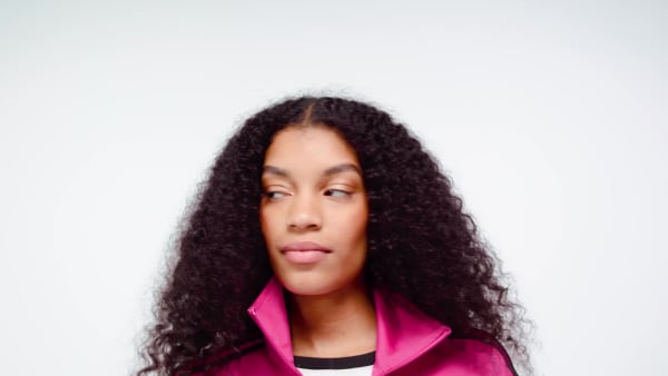 Merah-muda Track Top Loose Adicolor Classic Firebird