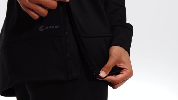 Black AEROREADY Crewneck Sweatshirt L5886