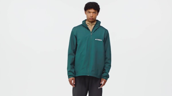 Verde Casaco Impermeável de 2 Camadas Multi Essentials