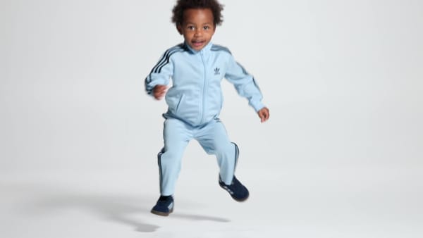 Azul Tenis Handball Spezial Comfort Closure con Cordones Elásticos Kids