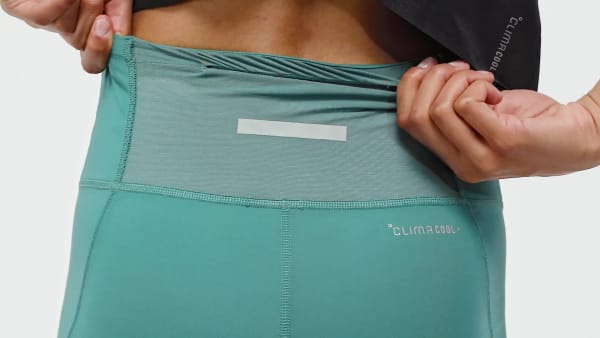 Green Adi365 Running CLIMACOOL+ Short Leggings