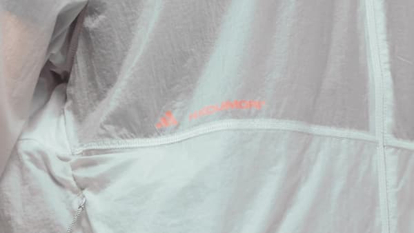 Gris Chamarra de running Adi365 H.Koumori