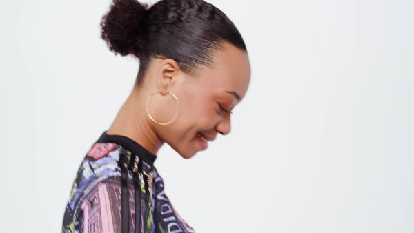 vícebarevná Tričko adidas x Jeremy Scott AOP Power Mesh