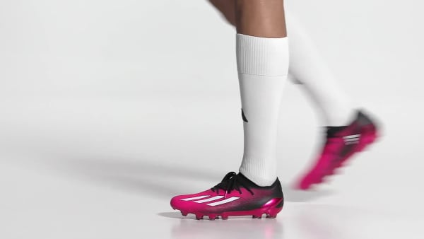 Rosa Botas de Futebol X Speedportal.1 – Relva artificial