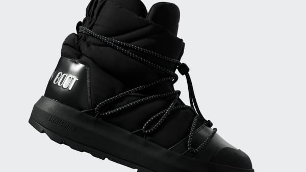 cerná BOTY adidas x MOON BOOT ACE MID