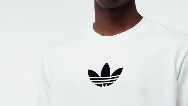blanc T-shirt adidas Adicolor Loose 2000s Cali