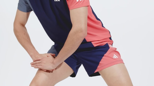 Blue Own The Run Colorblock Shorts