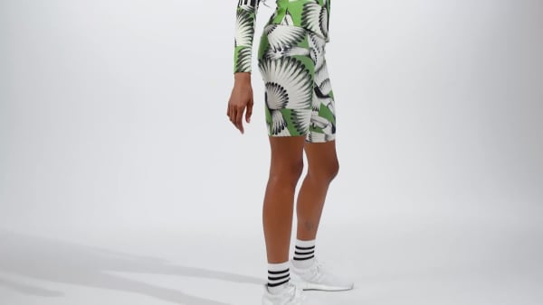 Blanco Mallas Cortas adidas x FARM