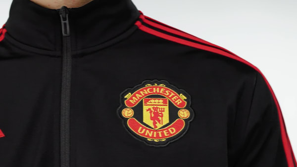 adidas Manchester United DNA Track Top - Black | Free