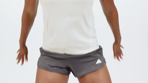 Grey Pacer Essentials Knit High-Rise Shorts