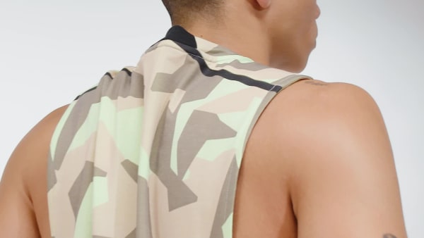 Rosa Playera sin Mangas de Entrenamiento Designed for Training Pro Series