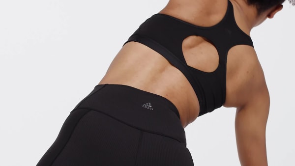 Nero Tight da yoga Studio Luxe Wind Super-High-Waisted Rib IH377