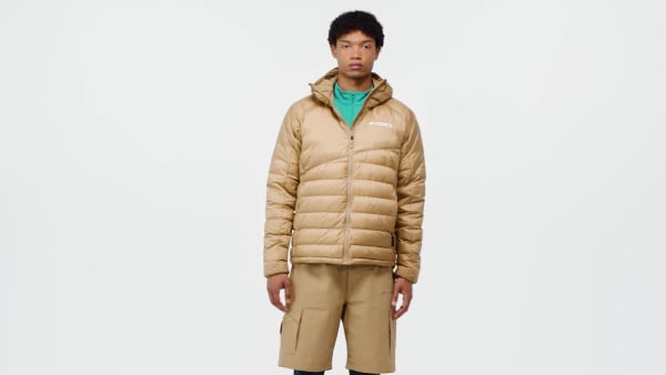 Brun Terrex Xperior CLIMAWARM+ Down Hooded Jacka