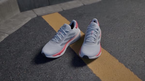 White Supernova Stride Running Shoes
