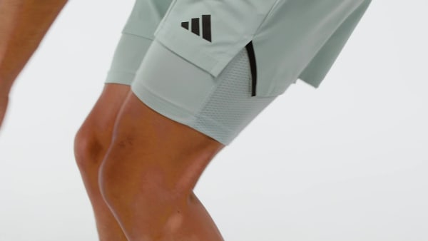 groen D4T 2IN1 WORKOUTSHORT