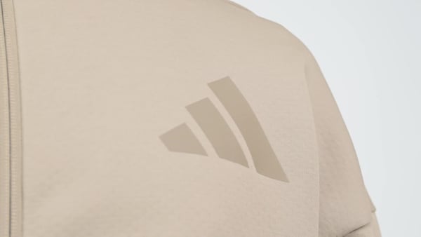 Beige Track jacket New adidas Z.N.E. Full-Zip Hooded