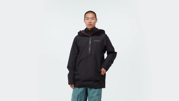 cierna Vetrovka Terrex Xploric 2 Layer Lined CLIMAPROOF