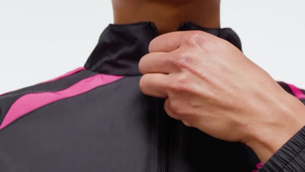 noir Veste de survêtement courte Teamgeist Adicolor