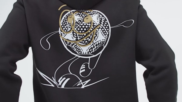 cerná Mikina Juventus Graphic